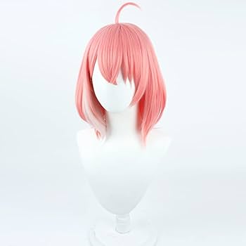 Amazon.co.jp: コスプレウィッグ 笹木咲 ささきさく ピンク 耐熱